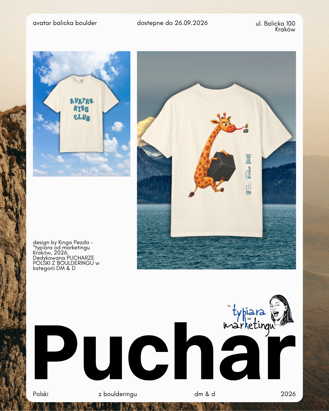 Koszulka Avatar Kids Club — dedykowana wydarzeniu Puchar Polski w Boulderingu